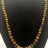Vintage Tiger Eye Sterling Silver Necklace (ML44) - Image 12