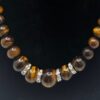 Vintage Tiger Eye Sterling Silver Necklace (ML44) - Image 16
