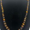 Vintage Tiger Eye Sterling Silver Necklace (ML44) - Image 17