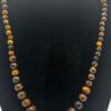 Vintage Tiger Eye Sterling Silver Necklace (ML44) - Image 18