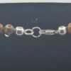 Vintage Tiger Eye Sterling Silver Necklace (ML44) - Image 2