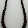 Vintage Tiger Eye Sterling Silver Necklace (ML44) - Image 7