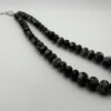 **Elegant Zebra Jasper Silver Necklace - 21 Inches Long**(ML47). - Image 4