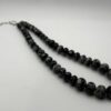 **Elegant Zebra Jasper Silver Necklace - 21 Inches Long**(ML47). - Image 2