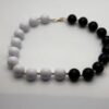 Napier Vintage Necklace Black & White - Image 8