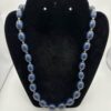 Vintage Monet Signed Blue Necklace