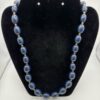 Vintage Monet Signed Blue Necklace - Image 2