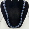Vintage Monet Signed Blue Necklace - Image 3