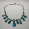 Elegant Blue Stone Statement Necklace - Image 7