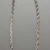 Tricolor Sterling Silver Braided Necklace - Image 5