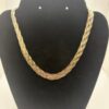 Italian Sterling Silver With Vermeil Necklace - Image 3