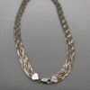Italian Sterling Silver With Vermeil Necklace - Image 4